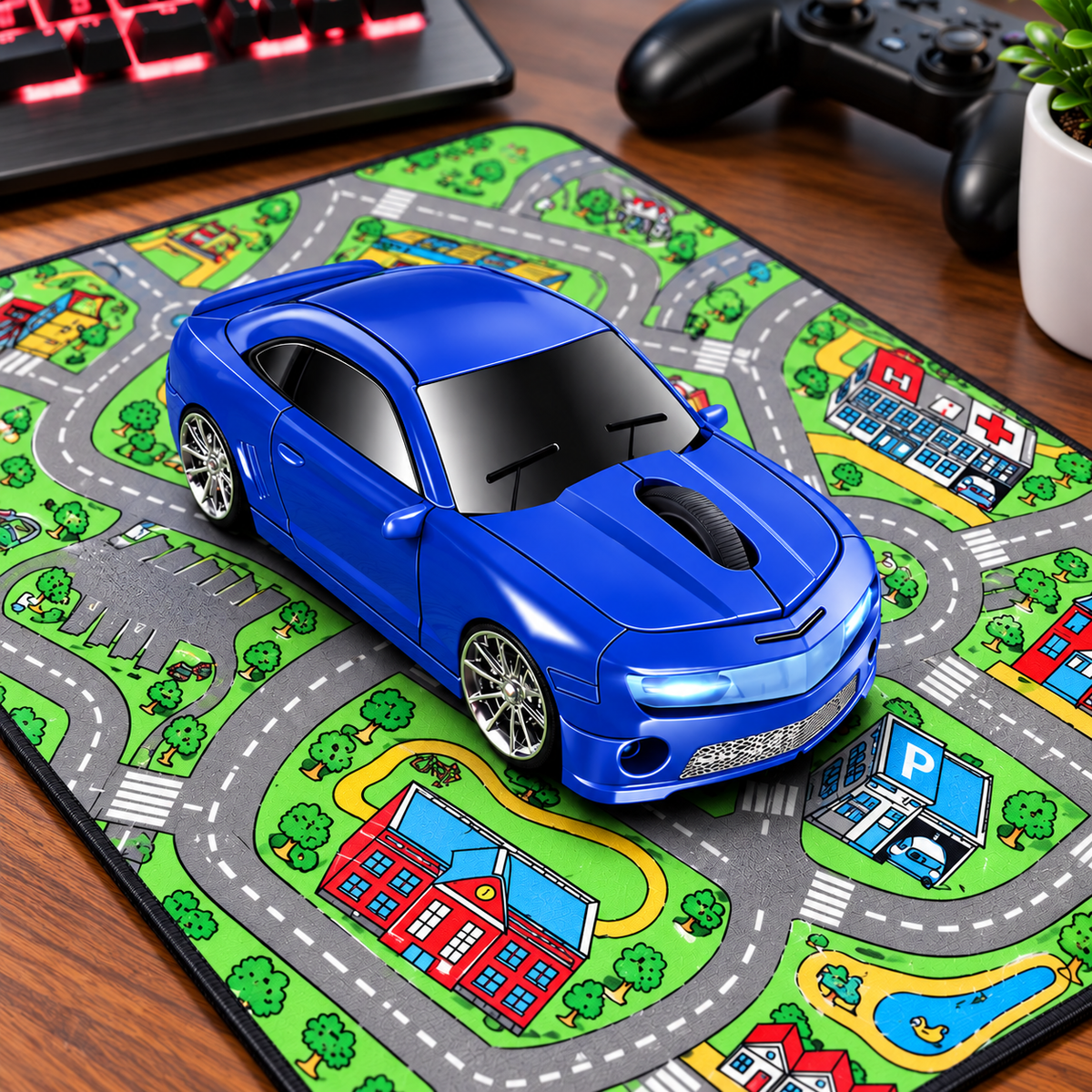 Retro Road™ Car Mouse
