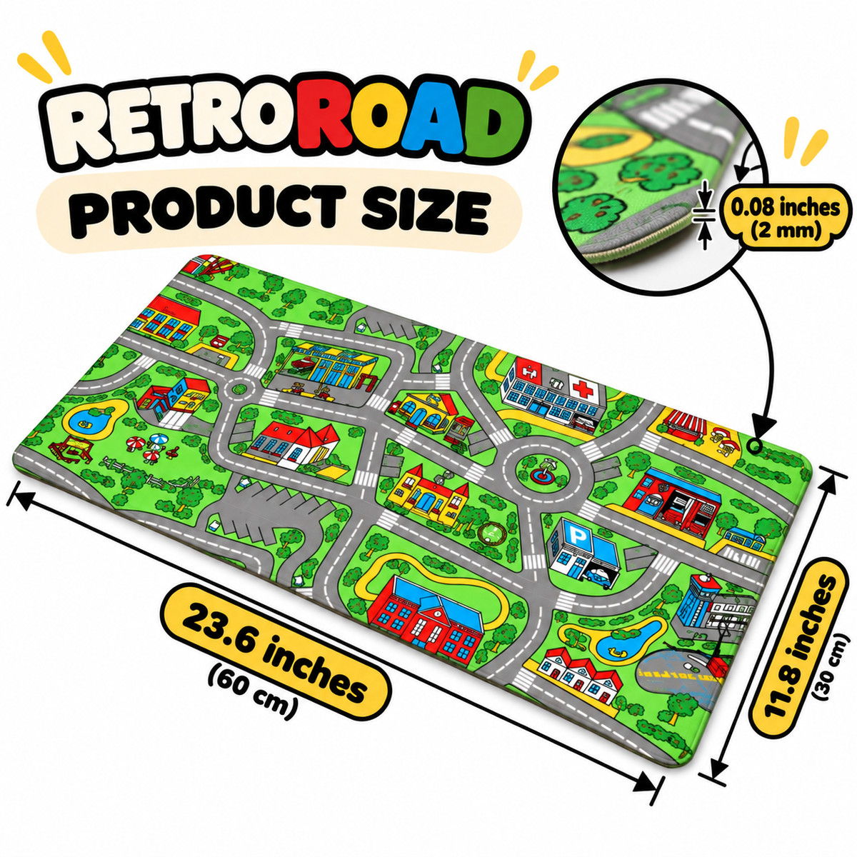Childhood City Road Desk Mat