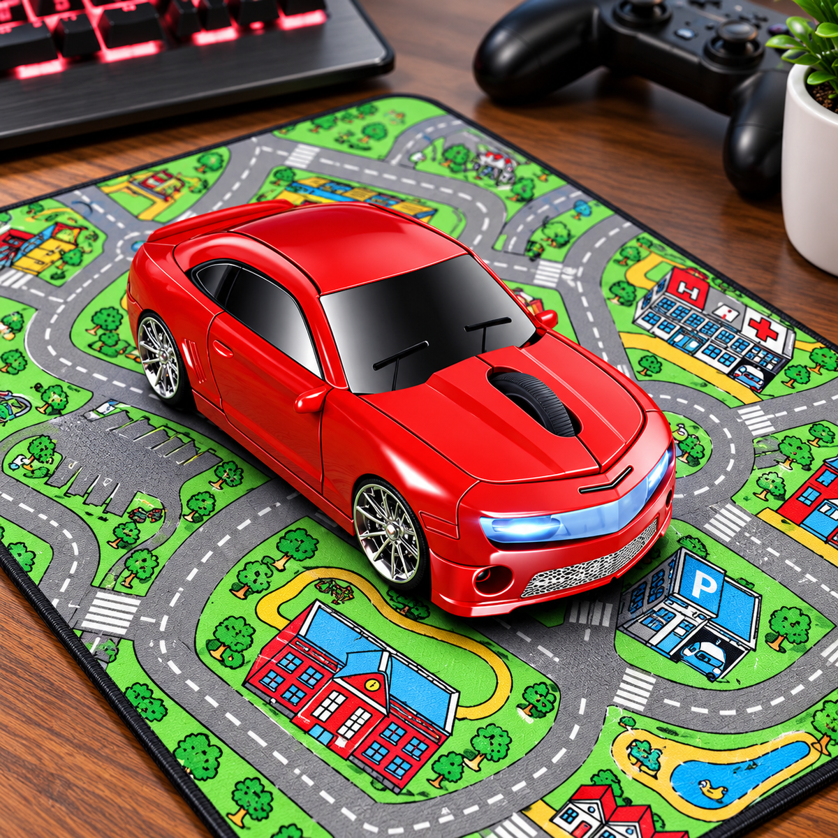 Retro Road™ Car Mouse